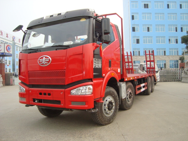 解放国四前4后8平板运输车配置与价格解析